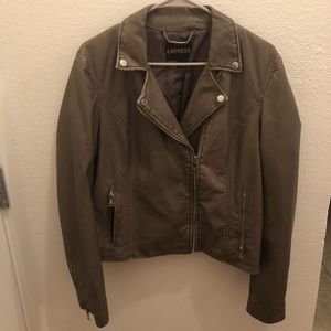 Express leather jacket